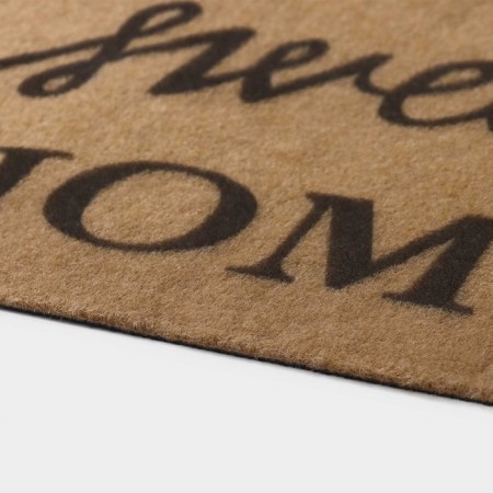 The rug giving moisture -drinking share Sweet Home, without edging, 40 × 60 cm, brown color-4