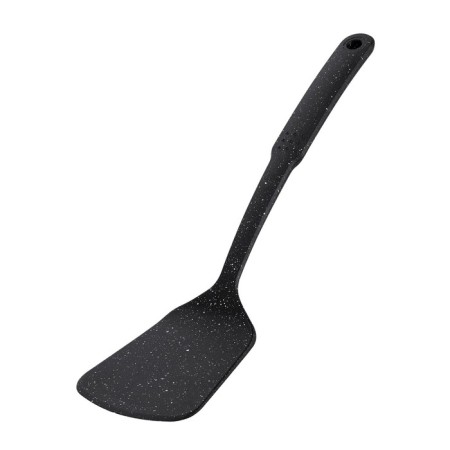 Spatula Culinary Regent Inox Punto Nero, without slots, 32x9 cm