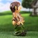 Garden Figure "Gnome Hooligan" 13x12x27cm