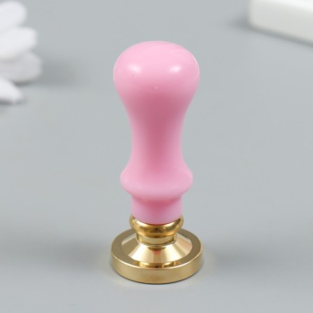 Printing for wax with a plastic handle "twisted pattern" 2.5x2.5 cm-2