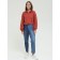 Female hoodies, size XL, Terracotta color
