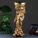 Figure pot "Angel with roses", bronze, 1.8 l/ 24x24x70cm