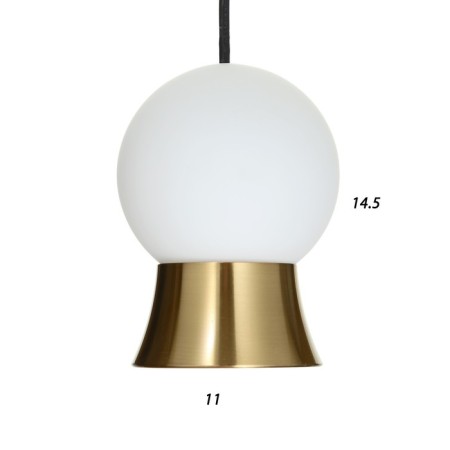 Lamp Bayerlux 2281/1 LED white-gold 10.5x10.5x15-115 cm-4