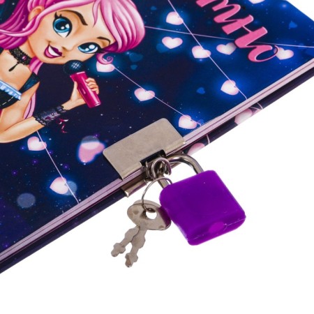 Notebook on the lock "Secret" A6, 50 sheets.-1