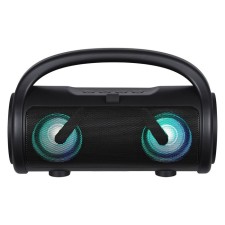 Portativana column Boom, 10 watts, 1200 mAh, BT, FM, backlight, black