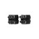 Handcuffs Pecado BDSM, 2 cross straps, original coupling, genuine leather
