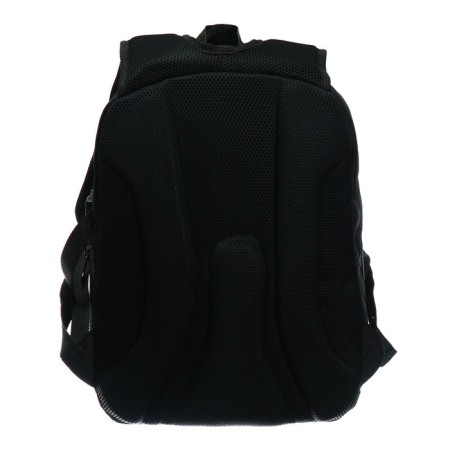 Youth backpack, 40 x 28 x 18 cm, ergonomic back, Stavia "machine", black-5