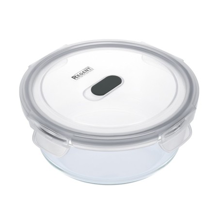Glass Container Regent Inox Desco, Round, 0.6 L