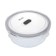 Glass Container Regent Inox Desco, Round, 0.6 L