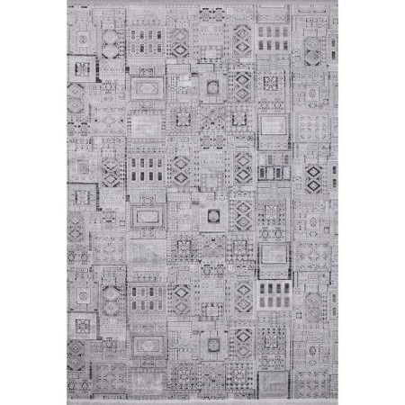 Rectangular carpet milat maxell, size 200x290 cm, color Cream/C.antracite