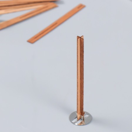 Wick with a holder double for a candle tree 0.8x10 cm
