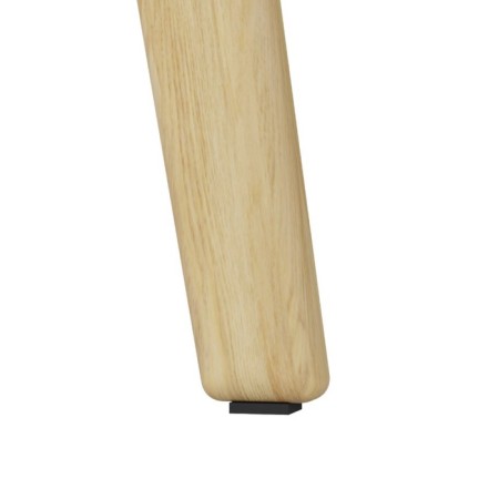 Dining table "Morgan", 900 × 900 × 756 mm, white color / oak oak-4
