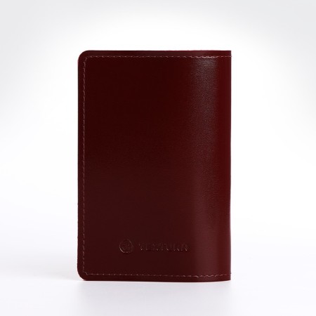 TEXTURA passport cover, burgundy color-1
