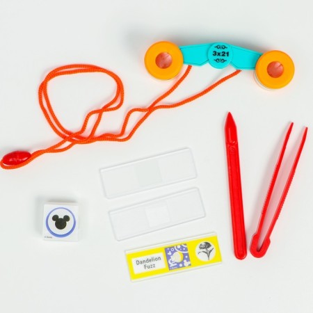 Microscope "Mickey Mouse and Friends", with binoculars and tweezers, Mix color-1
