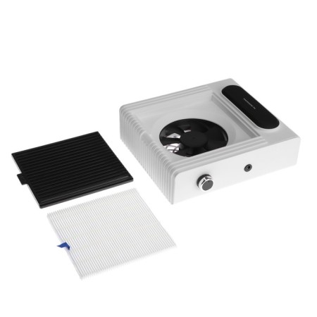 Vacuum cleaner for manicure TNL DUST BARRIER, 80 W, 4300 rpm, reusable filter, white-3
