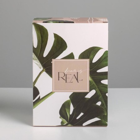 Gift folding box, packaging, “tropics”, 16 x 23 x 7.5 cm-1