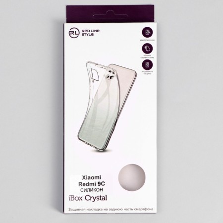 Ibox Crystal case for Xiaomi Redmi 9c, silicone, transparent-2