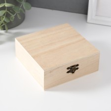 Casket wood for painting Square 