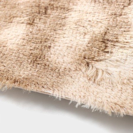 Fluffy delay rug, 50 × 80 cm, brown-beige-4