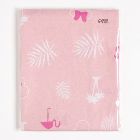 Spring Palms sheet, Minnie Mouse, 150*215 cm, 100 % cotton, Poplin-3