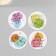 Stick Paper "Birthday" d = 3.8 cm 252 pcs in roll