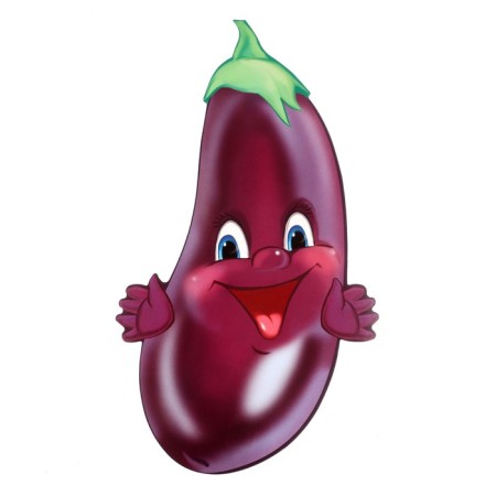 Poster "Eggplant" 23x22 cm