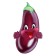 Poster "Eggplant" 23x22 cm
