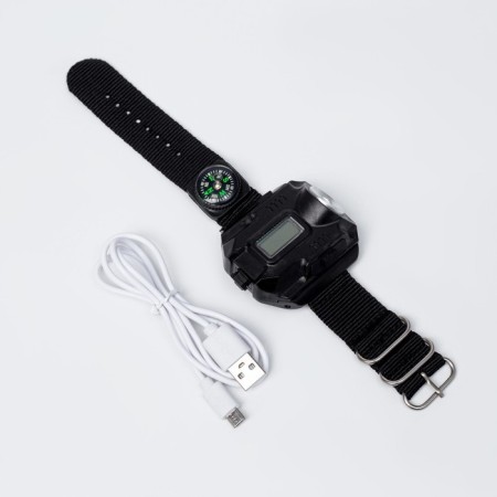 Battery-off flashlight, 3 watts, 500 mAh, 200 lm, XPE, 6 x 5.2 cm, strap l-20.5 cm-1