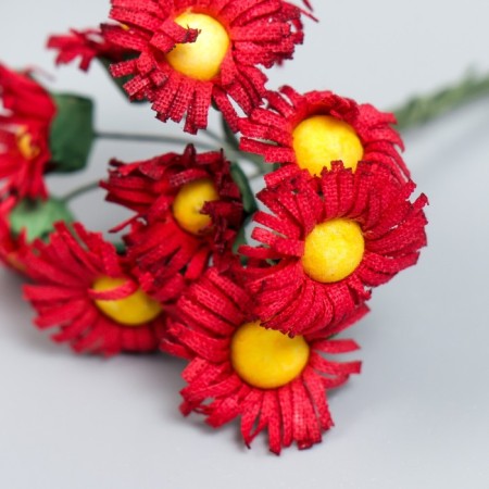 Flowers for decorating "Nights" Bordeaux 1 bouquet = 10 colors 7 cm-2