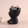 Interior subject "Mr. Green" A lover of silence 9.8*6.7*8 Black ceramics