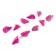 Cargo of a bullet exentric painted pissy Yaman 10 pcs., 36 g, purple