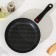 COOLE FOREVER, D = 24 cm, removable handle, glass cover, anti -stick coating, black color black