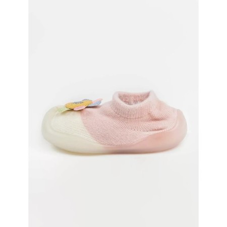 Boots-knees children's first STEP Pure Toys with a breathing sole, size 24, pink color-5