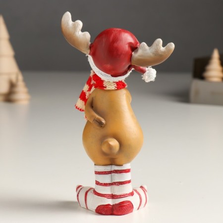 Polystone souvenir "Losyash in the red cap and striped leggings" MIX 5x8.5x15 cm-3