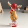 Polystone souvenir "Losyash in the red cap and striped leggings" MIX 5x8.5x15 cm