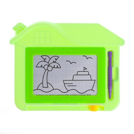 Magnetic board "House with a window", black crumb, color mix