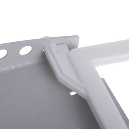 Plastic frame for the A4, Infoframe cross -cutting system, without tread, white color-2