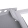 Plastic frame for the A4, Infoframe cross -cutting system, without tread, white color