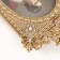 Photo frame Polystone 10x15 cm "Royal flowers" gold 22.5x14.5x3 cm