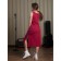 Female dress, size 54, burgundy color