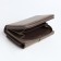 Women's wallet on the button, khaki color