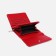 Women's wallet on the button, red color