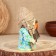 Brownie amulet with a broom, 15-16 cm