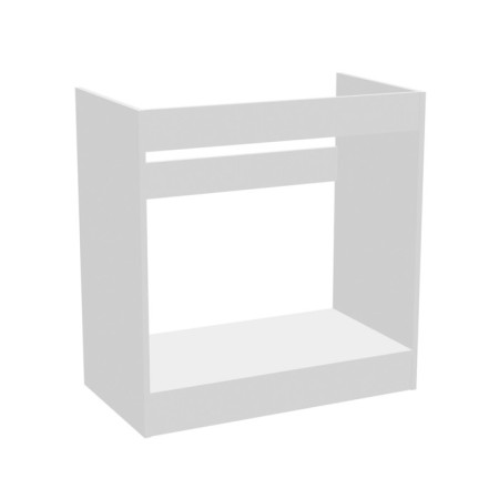 Table for a patch washing, 800 × 462 × 820 mm, white / oak color Sonoma-1