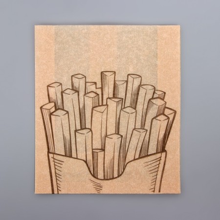 Paper package for potatoes "FRI", fat -resistant 11.5 x 10 cm-1