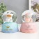 Souvenir Polystone Water Ball Light "Baby in a costume with a pet" mix d = 6.5 cm 9.5x7x7 cm