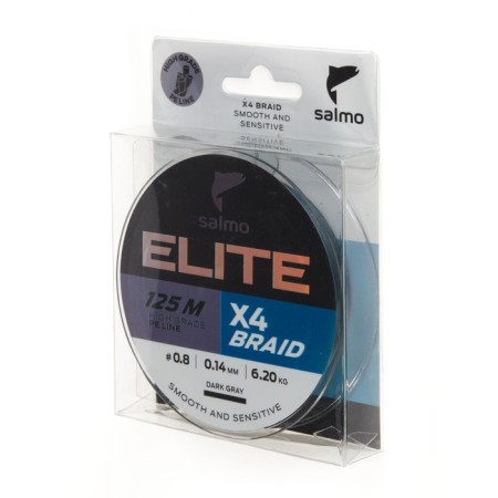 Леска плет. Salmo Elite х4 BRAID Dark Gray 125/014-1