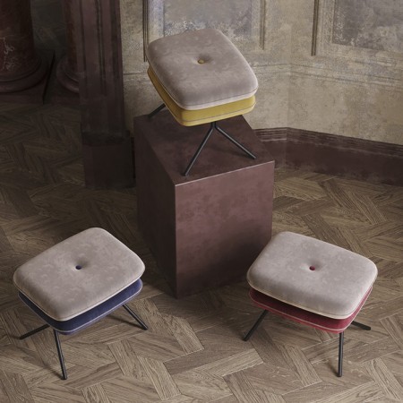 PEA PEA, 497 × 403 × 425 mm, velor, beige / yellow color-6