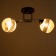 Svetogor chandelier 5861/2 2x60W E27 Black/Chrome