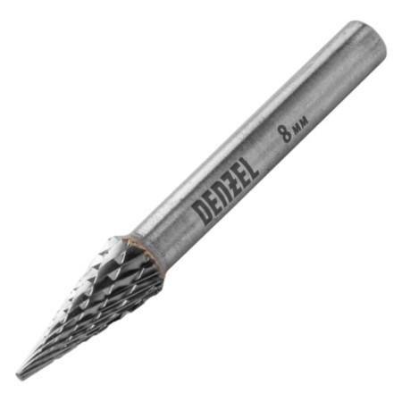 Denzel Borfraz, type m, metal, carbide, conical, 8 mm